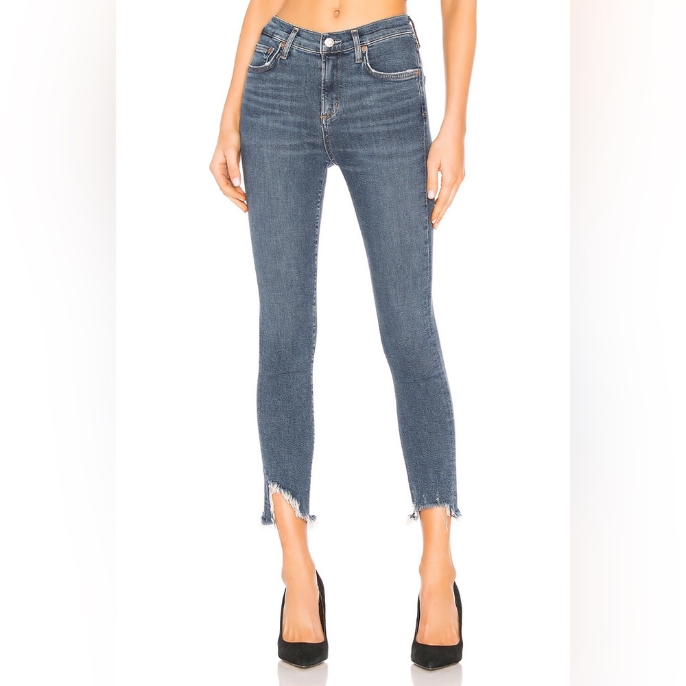 Agolde Sophie High Rise Skinny in Blue
